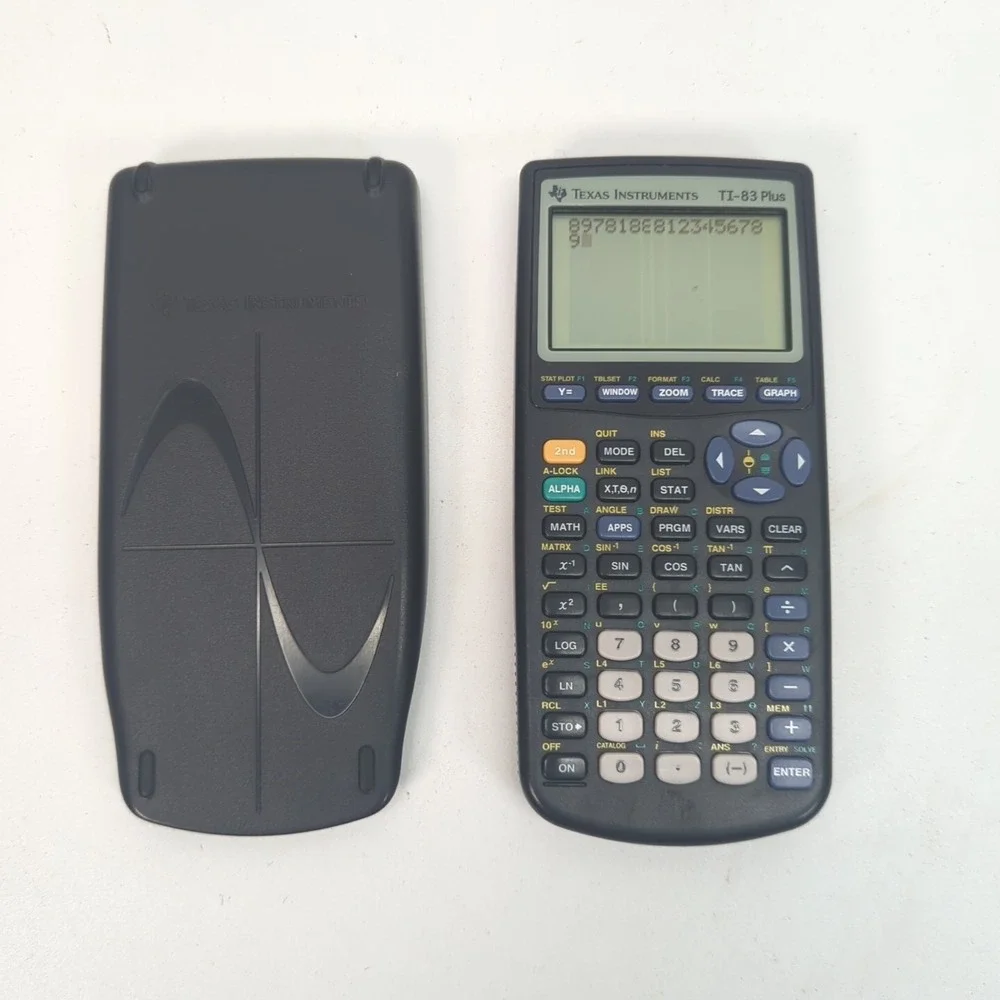 Texas Instruments TI-83 Plus‎ Graphing Calculator With Cover Some Dead Pixels